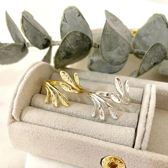 925 Sterling Silver Boho Wrap Ring Dainty Minimalist Stackable Ring Band - Picture 3 of 5